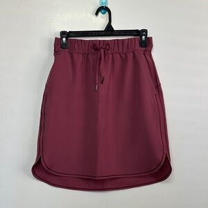 Lululemon Athletica Mini Skirt in Deep Rose